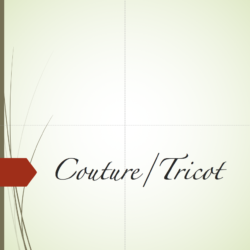Couture / Tricot